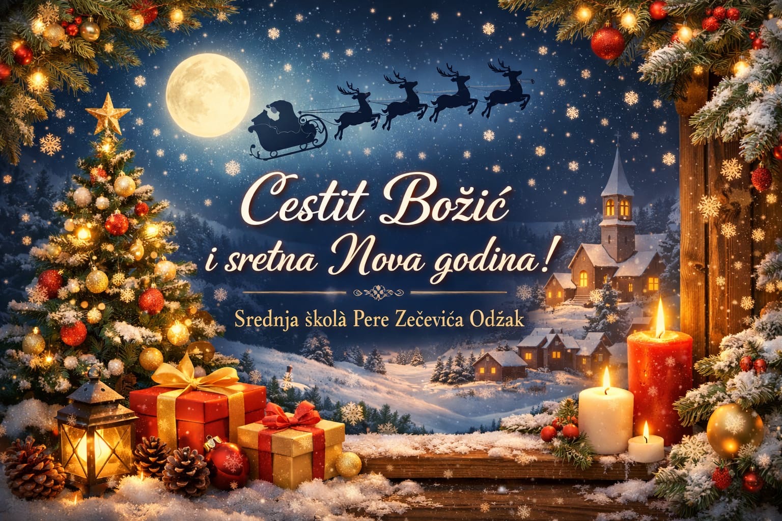 Božićna i novogodišnja čestitka